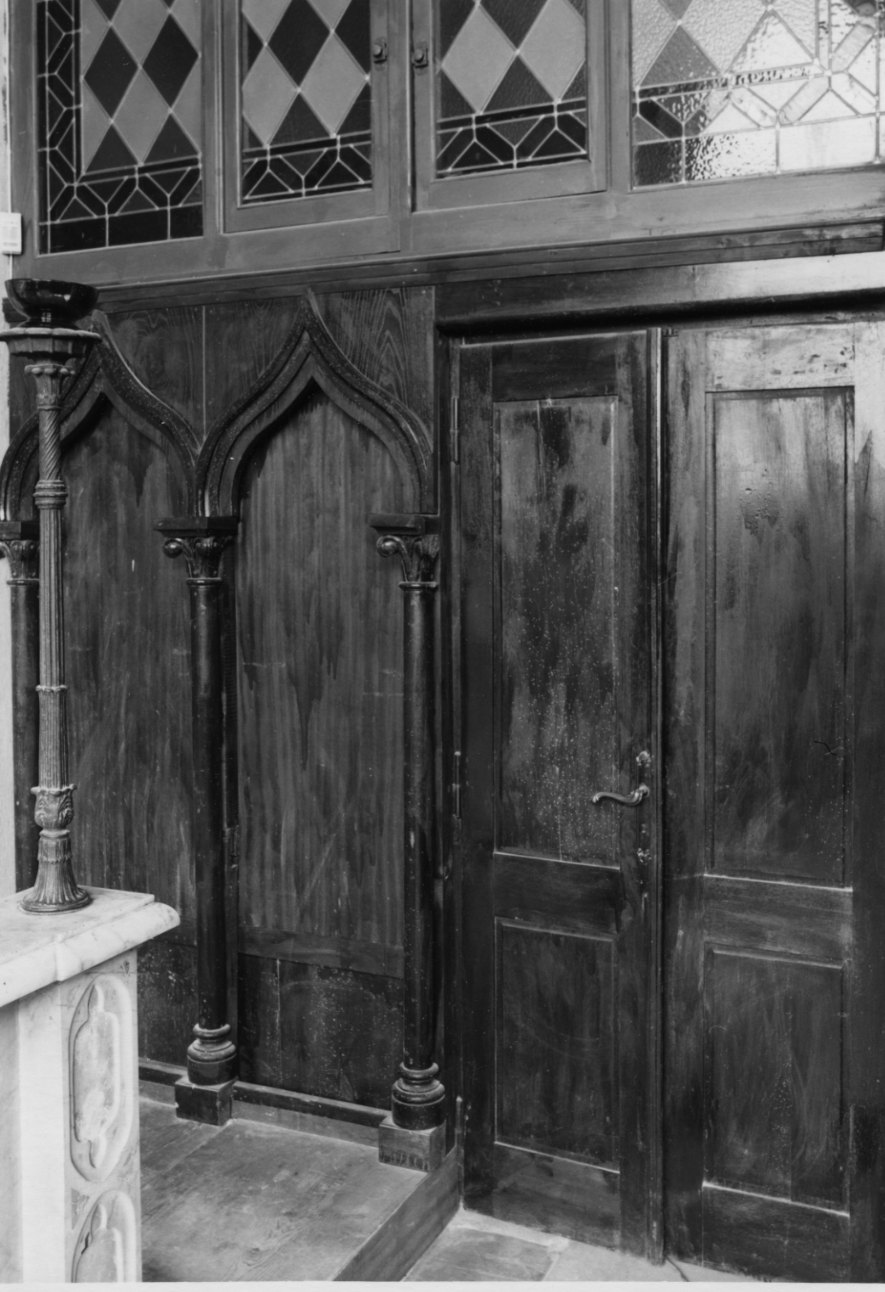 porta, opera isolata - bottega piemontese (terzo quarto sec. XIX)