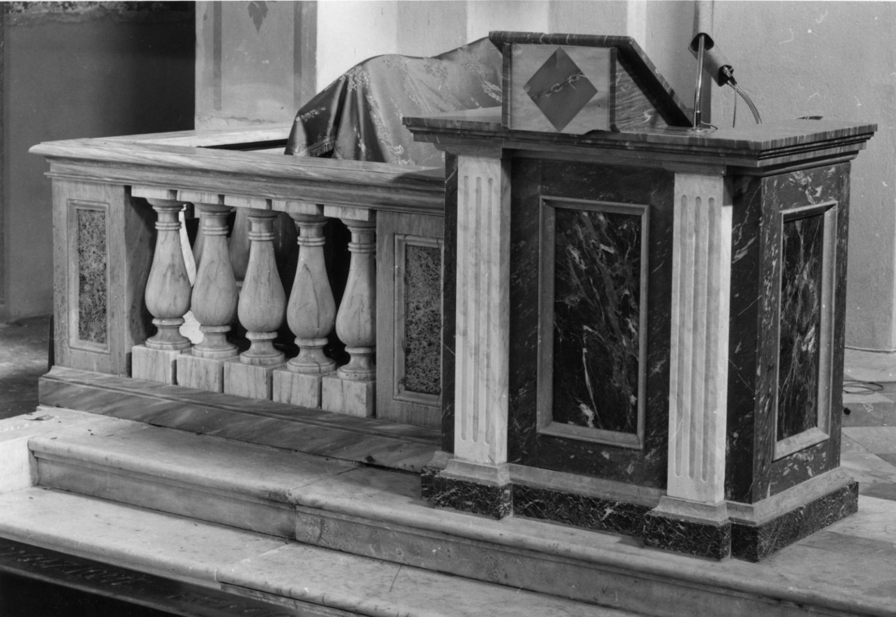 balaustrata, serie - bottega piemontese (metà, terzo quarto sec. XIX, sec. XX)