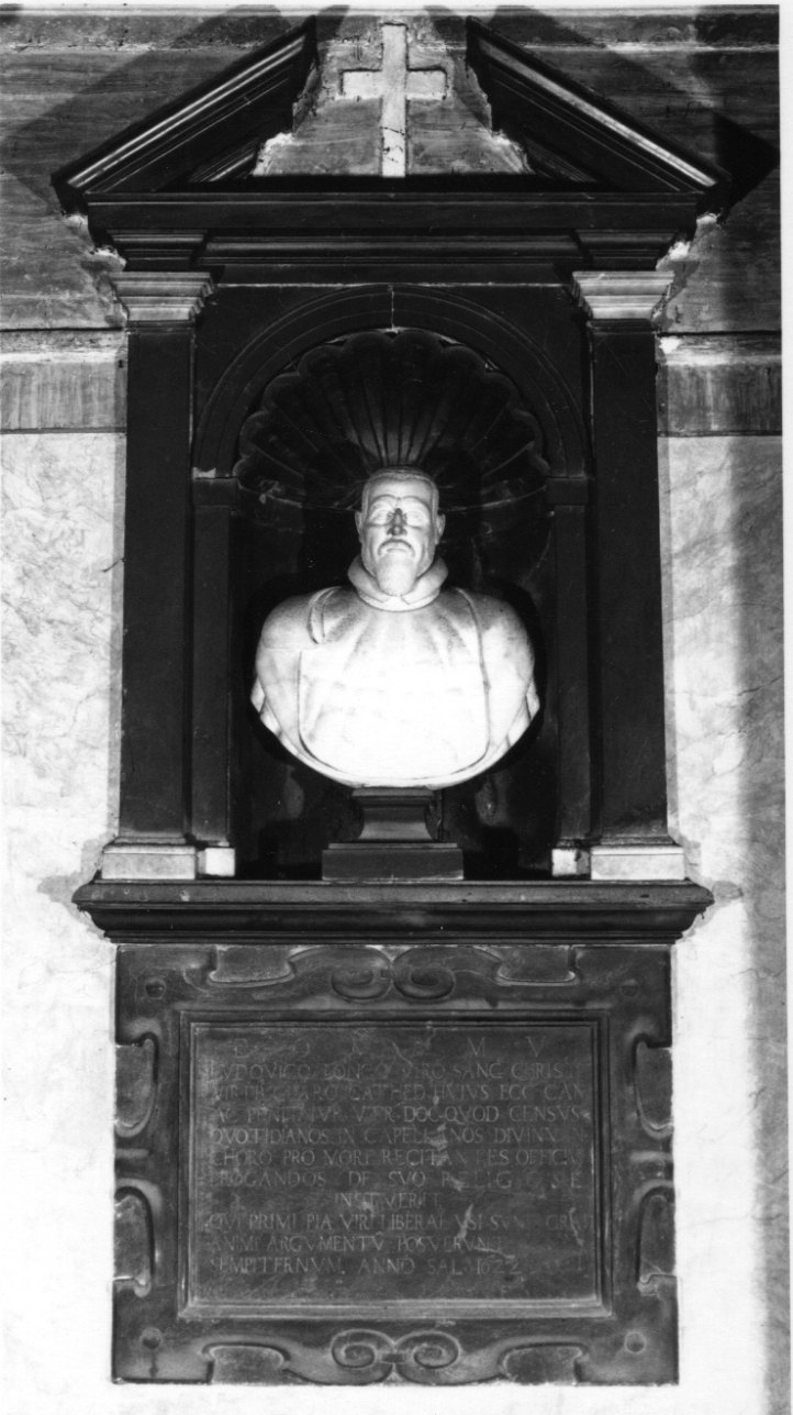 busto ritratto di Ludovico Longo (monumento, opera isolata) - ambito piemontese (primo quarto sec. XVII)