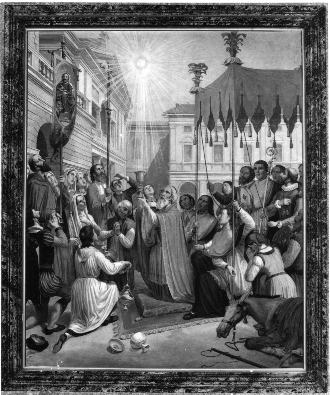 messa di Bolsena (dipinto, opera isolata) di Harthmann Carlo Francesco (metà sec. XIX)