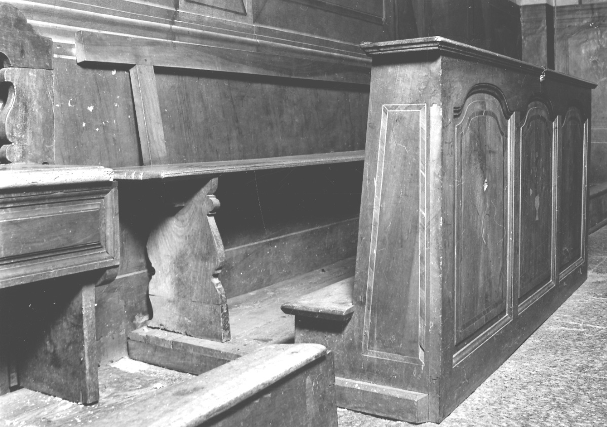 banco, opera isolata di Berta (secondo quarto sec. XIX)