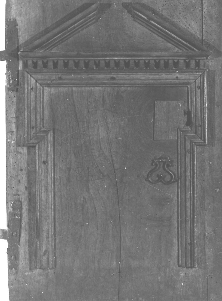 armadio - a muro, opera isolata - bottega della Val Formazza (seconda metà sec. XVII)