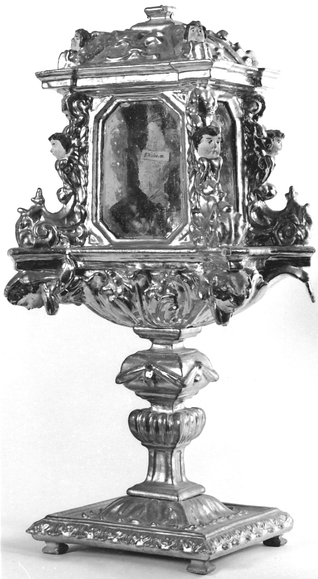 reliquiario architettonico - a lanterna, serie - ambito ossolano (ultimo quarto sec. XVII)