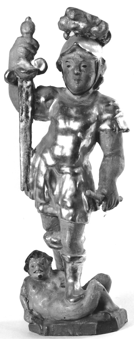 San Michele Arcangelo (statua, opera isolata) - ambito tedesco (seconda metà sec. XVI)