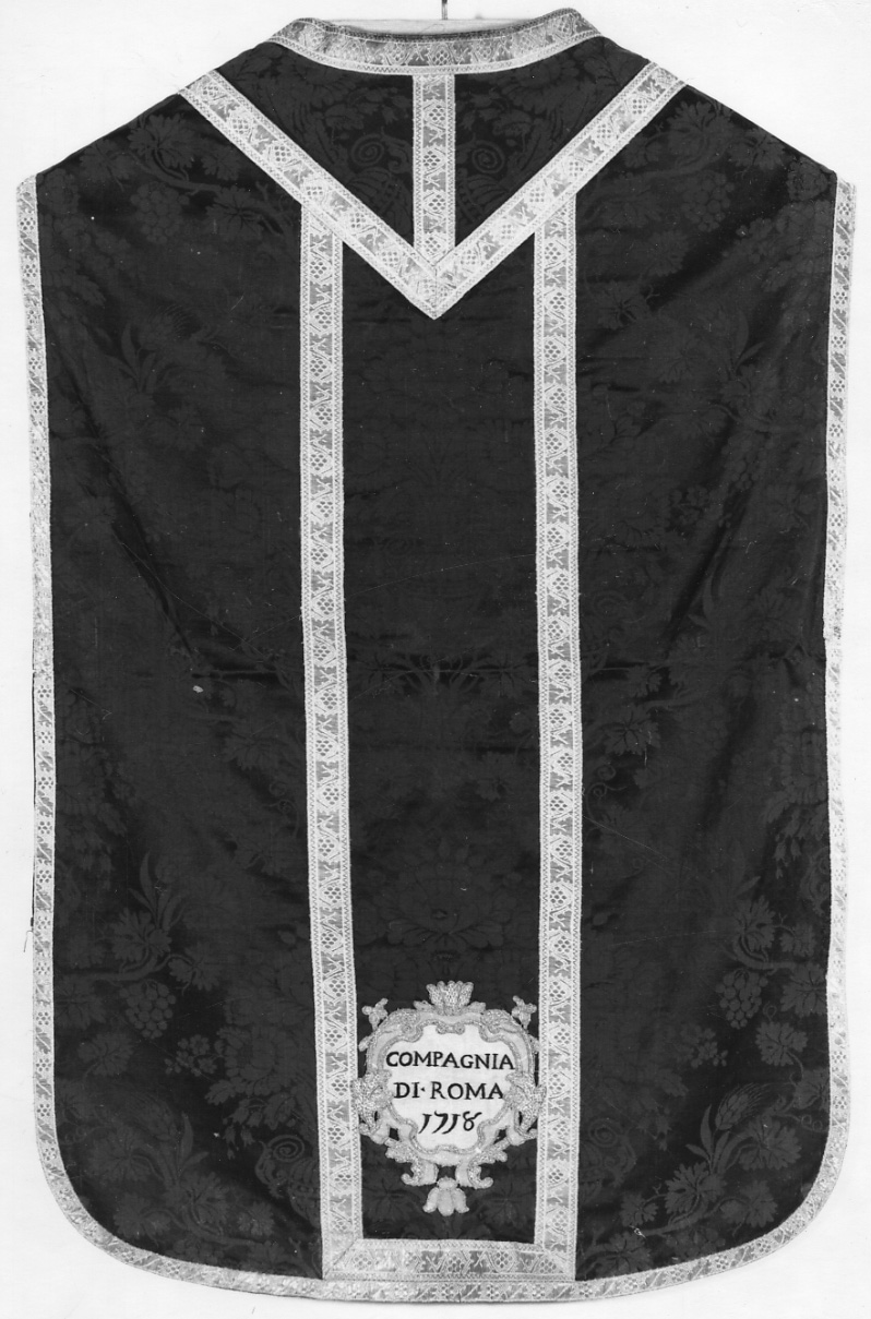 paramento liturgico, insieme - manifattura italiana (primo quarto sec. XVIII)