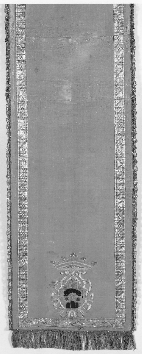 velo omerale, opera isolata - manifattura italiana (sec. XVIII)