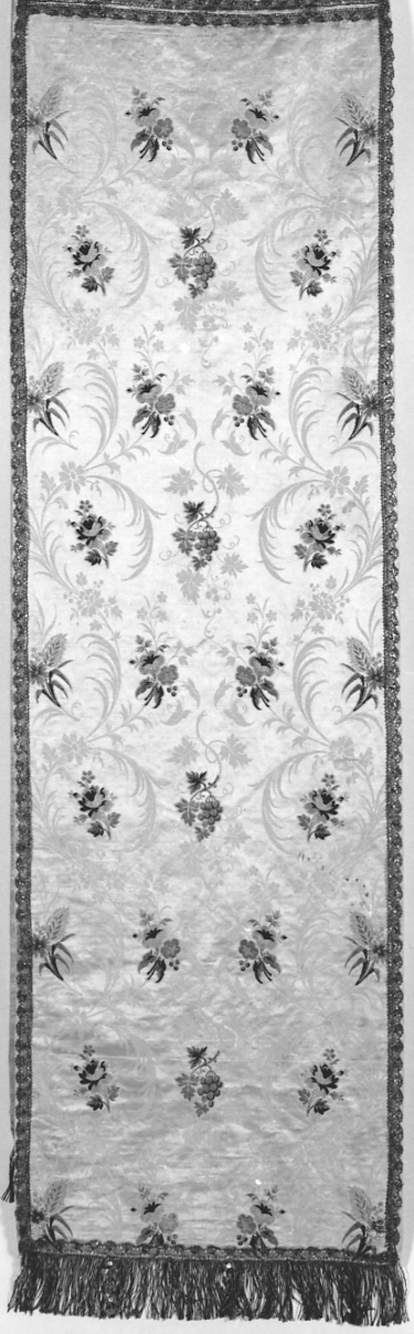 velo omerale, opera isolata - manifattura italiana (seconda metà sec. XIX)