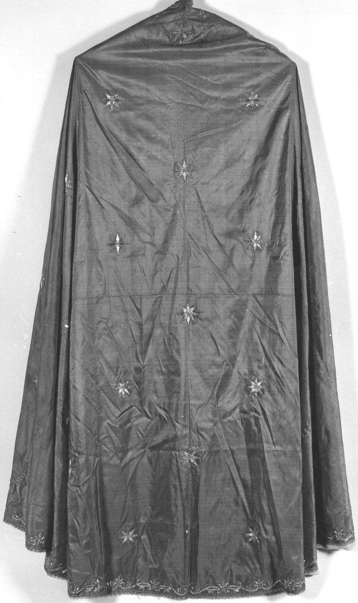 addobbo di immagine sacra, opera isolata - manifattura italiana (seconda metà sec. XVIII)