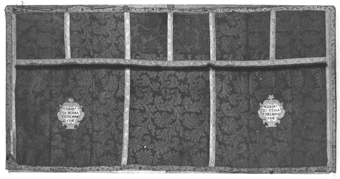 paliotto, opera isolata - manifattura italiana (primo quarto sec. XVIII)