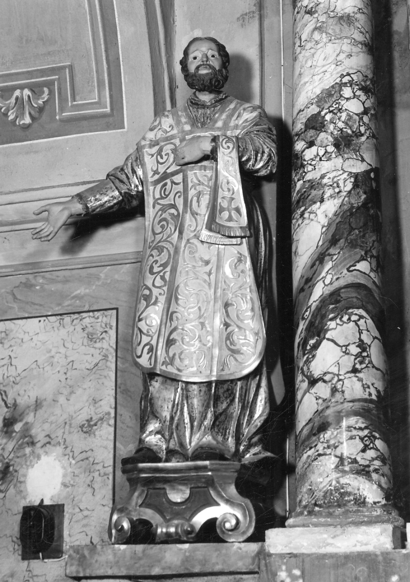 Santo (statua, opera isolata) - ambito ossolano (seconda metà, prima metà sec. XVIII, sec. XIX)