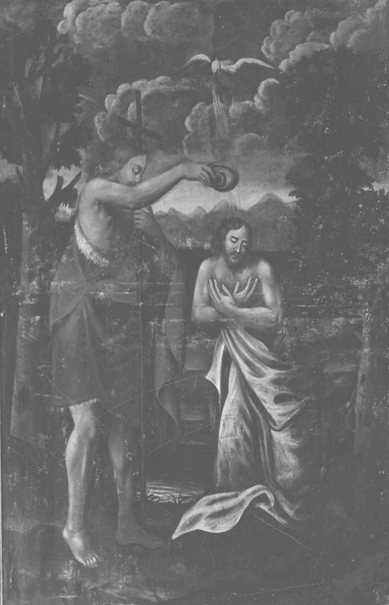 battesimo di Cristo (dipinto, opera isolata) - ambito ossolano (seconda metà sec. XVIII)