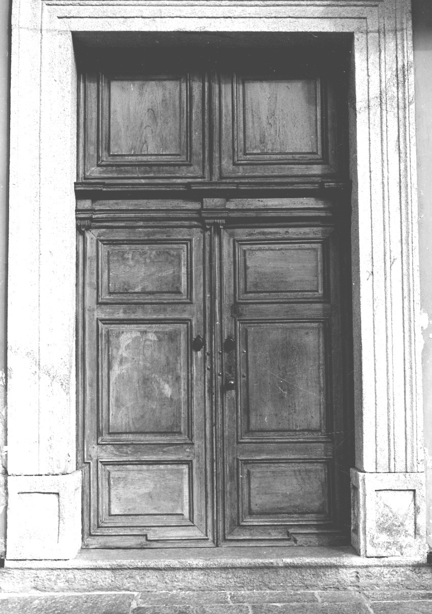 porta, opera isolata - ambito ossolano (fine sec. XVIII)