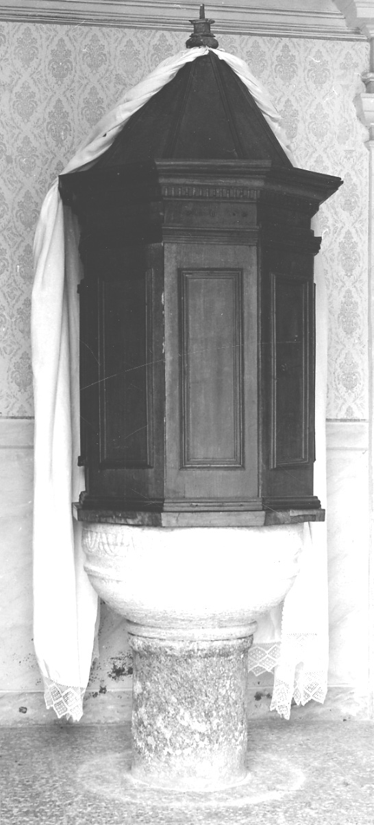 fonte battesimale, opera isolata - ambito ossolano (prima metà sec. XVIII)