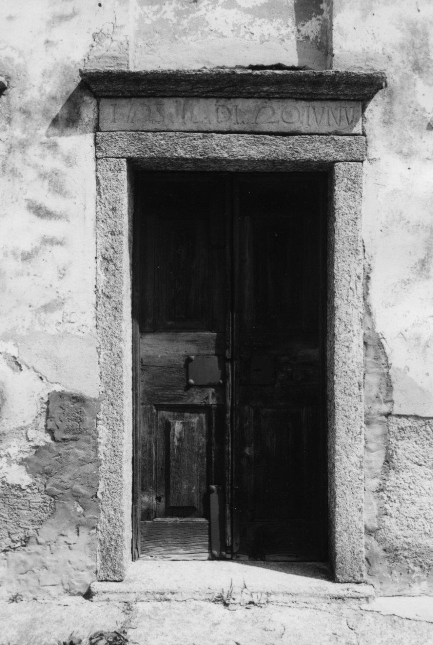 porta, opera isolata - bottega della Val Formazza (prima metà sec. XIX)