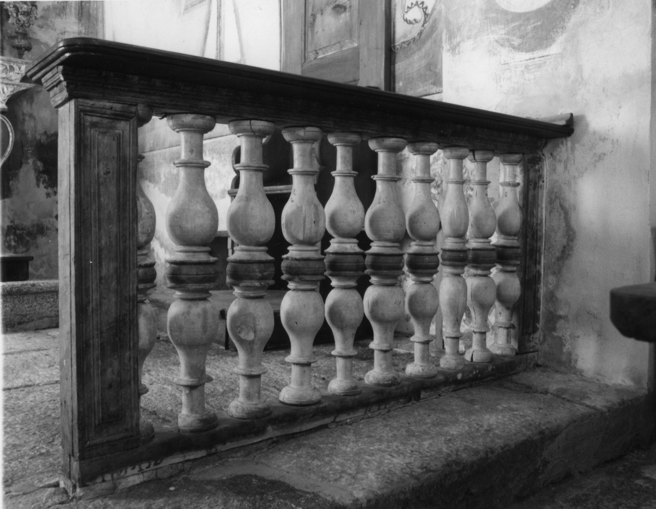 balaustrata, serie - bottega della Val Formazza (primo quarto sec. XVIII)