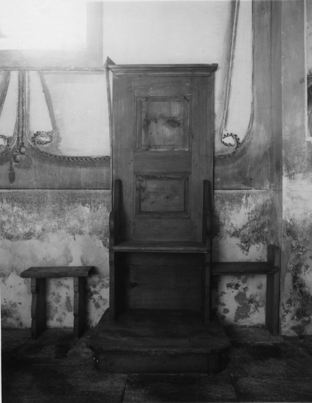 seggio, opera isolata - bottega della Val Formazza (seconda metà sec. XIX)