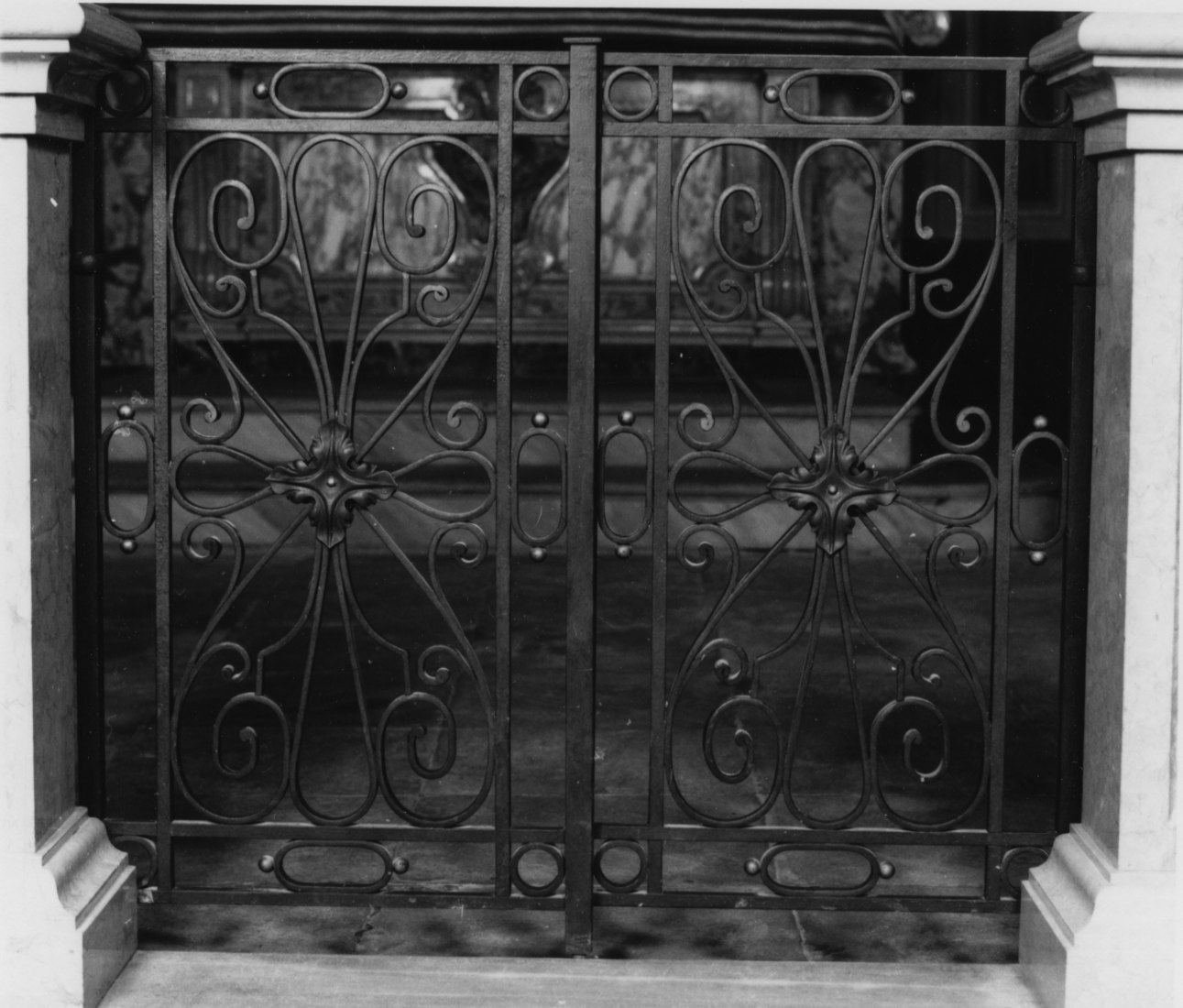 cancello di balaustrata, opera isolata - bottega della Valle di Susa (inizio sec. XX)
