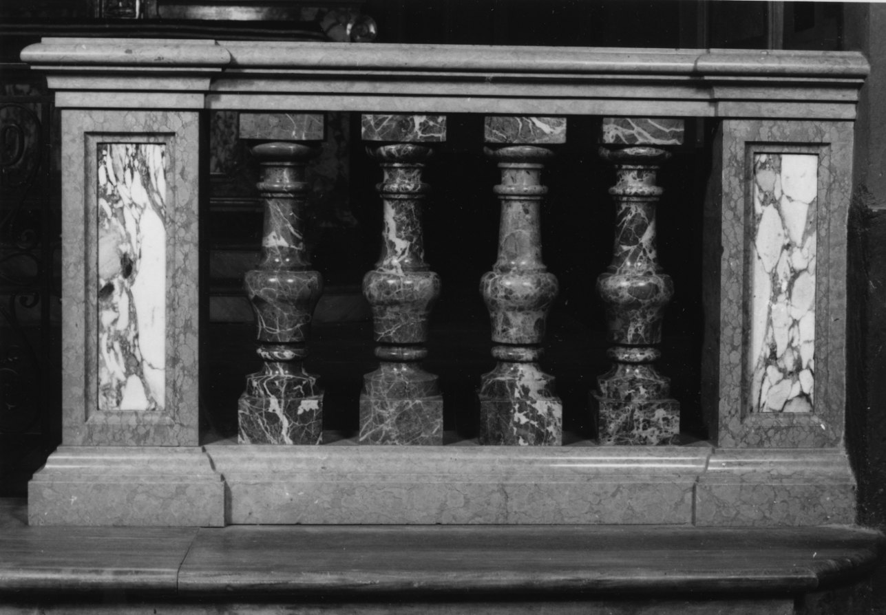 balaustrata, opera isolata - bottega della Valle di Susa (inizio sec. XX)