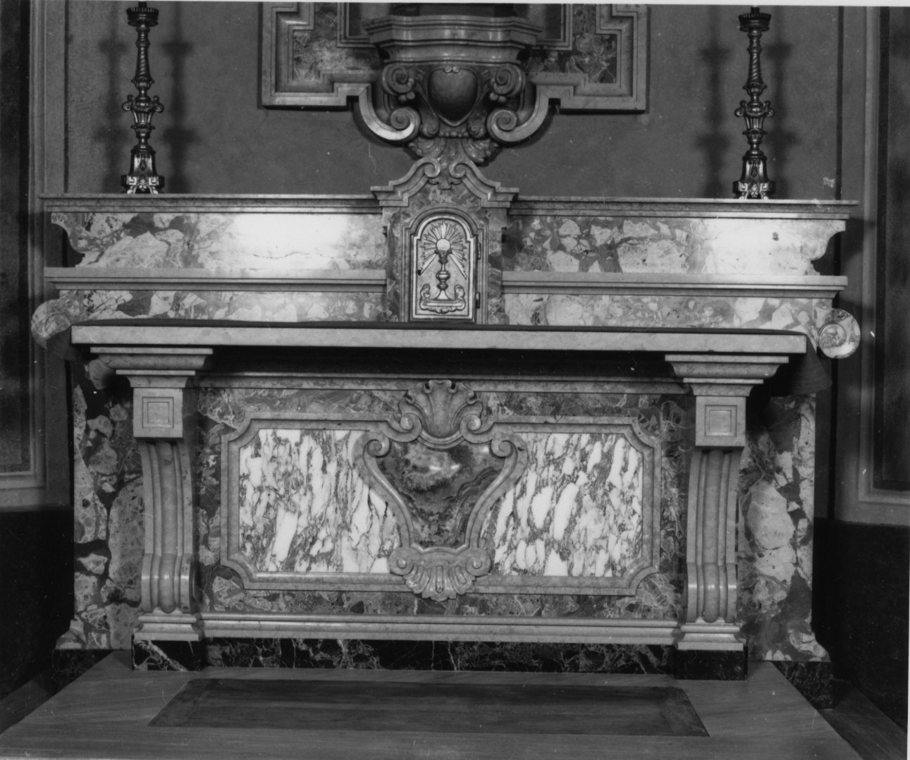 altare, opera isolata - bottega della Valle di Susa (inizio sec. XX)