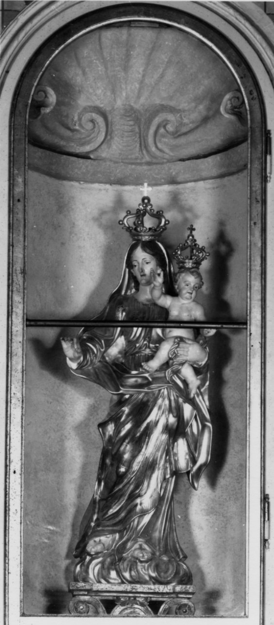 Madonna della Cintola (statua, opera isolata) - ambito della Valle di Susa (secondo quarto sec. XVIII)