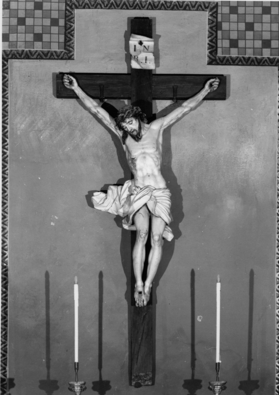 Cristo crocifisso (crocifisso, opera isolata) - bottega piemontese (ultimo quarto sec. XVIII)