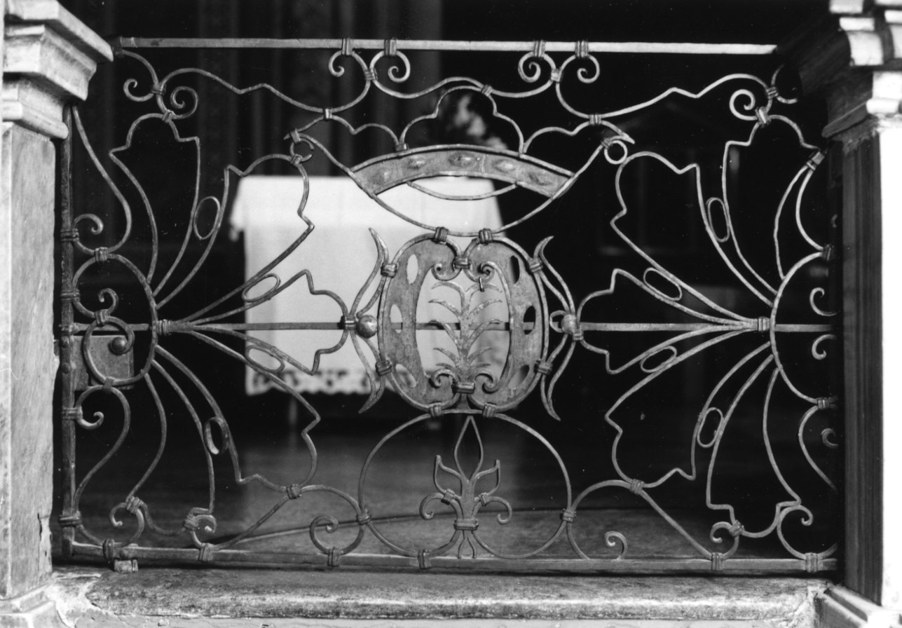 cancello di balaustrata, serie - bottega piemontese (primo quarto sec. XVIII)