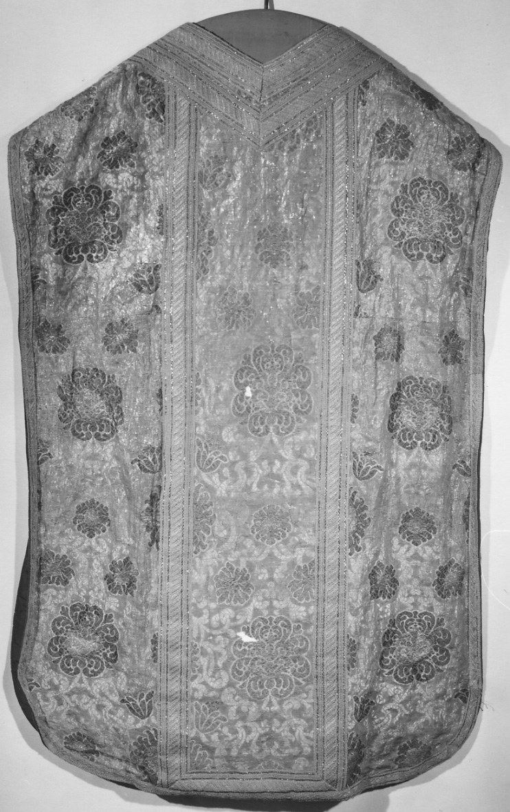 paramento liturgico, insieme - manifattura italiana (terzo quarto sec. XVII)