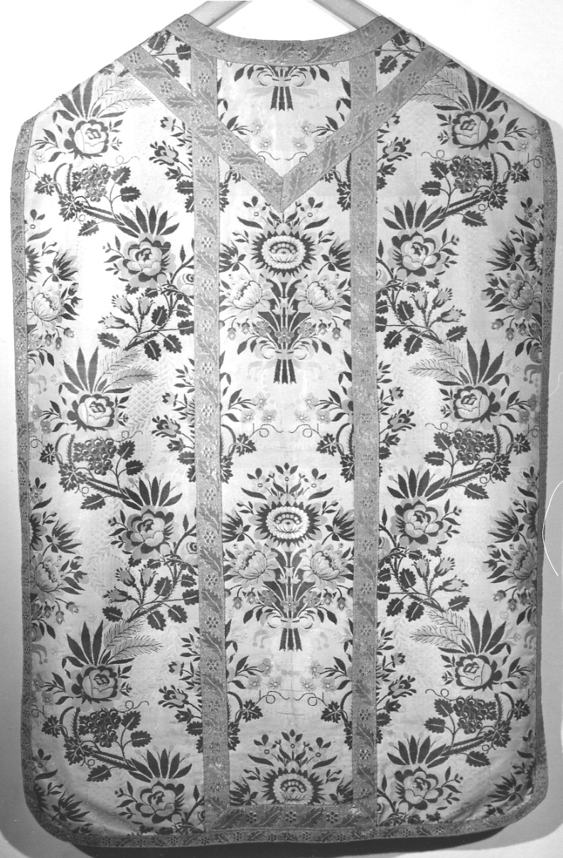 paramento liturgico, insieme - manifattura italiana (fine/inizio secc. XIX/ XX)