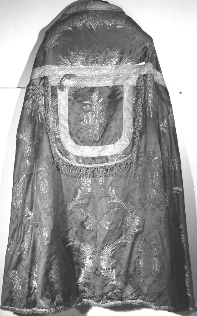 piviale, opera isolata - manifattura italiana (ultimo quarto sec. XIX)