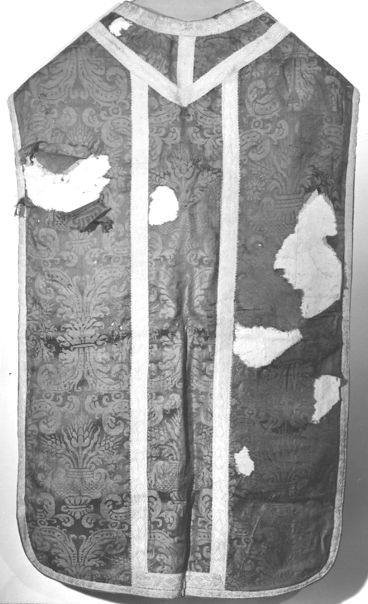 pianeta, opera isolata - manifattura milanese (prima metà sec. XVII)