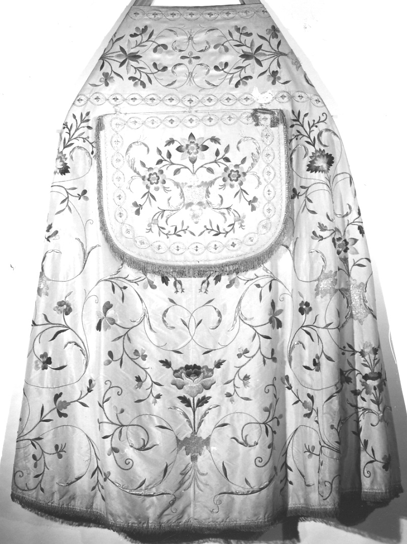 piviale, opera isolata - manifattura italiana (seconda metà sec. XIX)