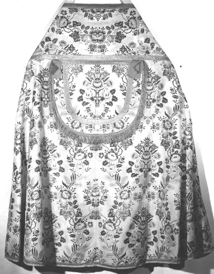 piviale, opera isolata - manifattura italiana (fine/inizio secc. XIX/ XX)