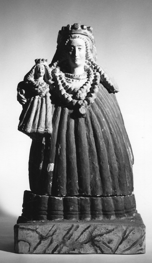 Madonna con Bambino (statua, opera isolata) - ambito novarese (sec. XVII)