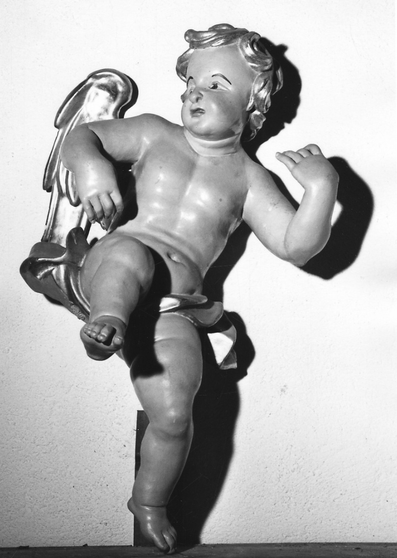 angioletto (statua, serie) - ambito novarese (metà sec. XVIII)