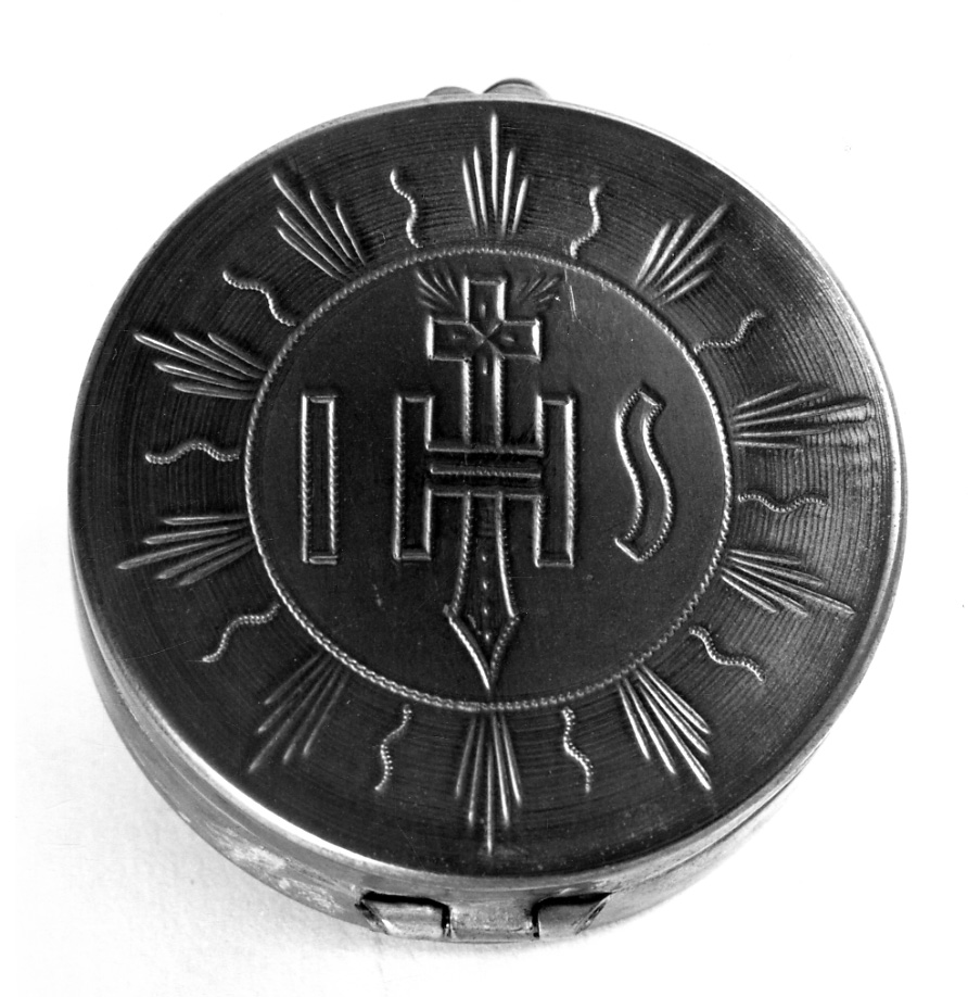 teca eucaristica, opera isolata - ambito italiano (primo quarto sec. XX)