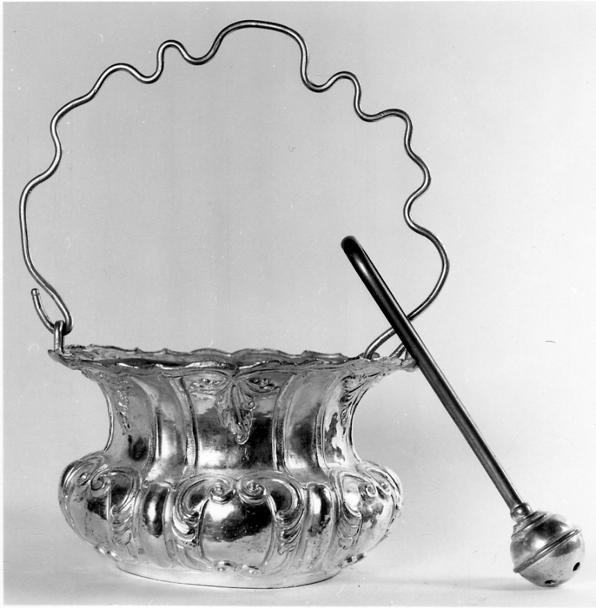 servizio per aspersione, insieme - ambito italiano (seconda metà sec. XVIII)