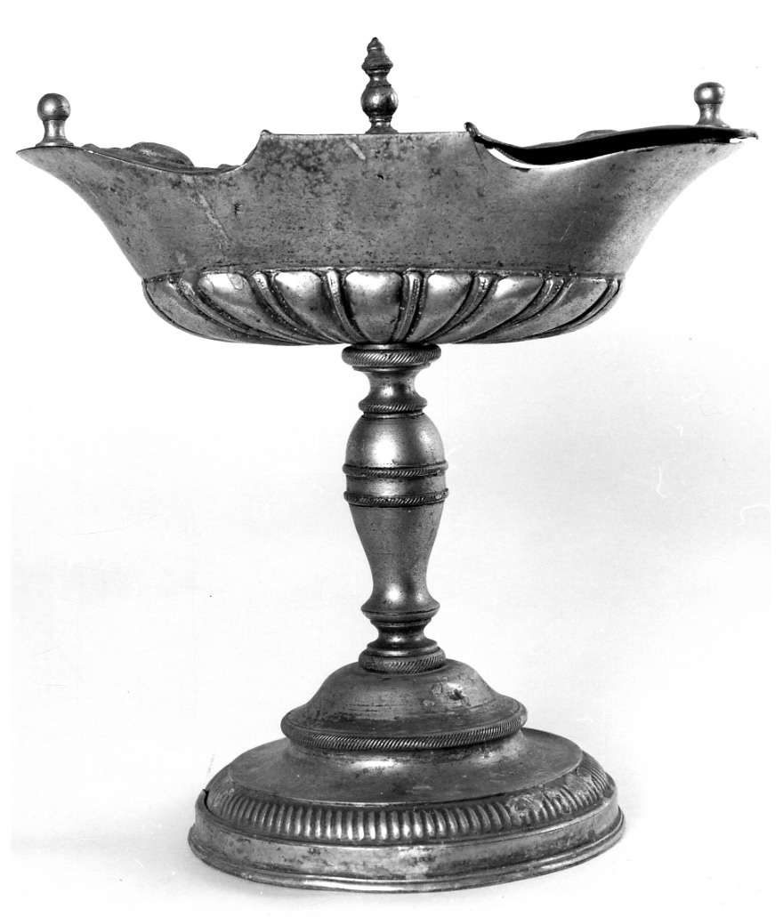 navicella portaincenso, opera isolata - ambito italiano (seconda metà sec. XIX)