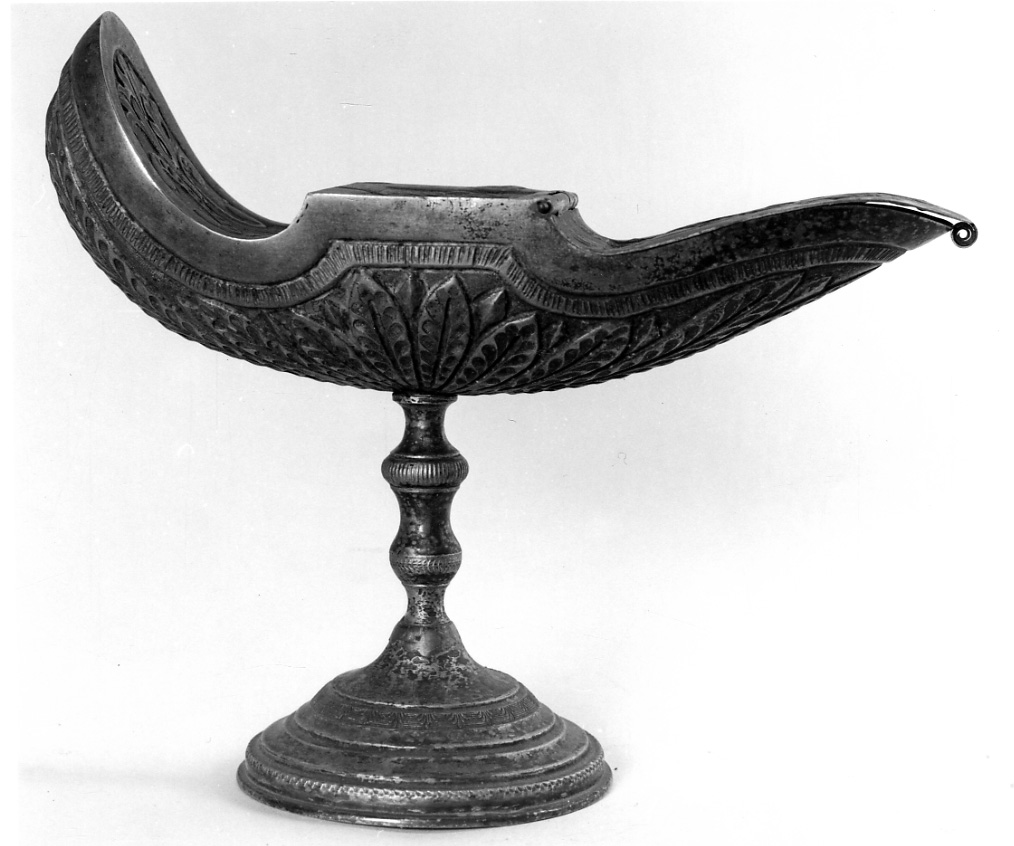 navicella portaincenso, opera isolata - ambito piemontese (prima metà sec. XIX)