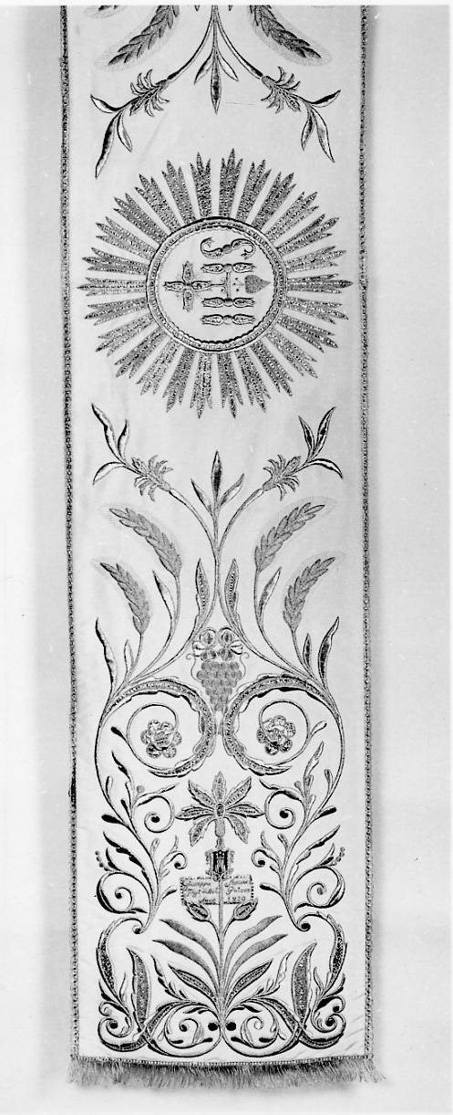 velo omerale, opera isolata - manifattura italiana (secondo quarto sec. XIX)