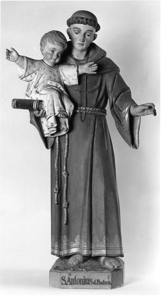Sant'Antonio da Padova (statua, opera isolata) - ambito italiano (primo quarto sec. XX)