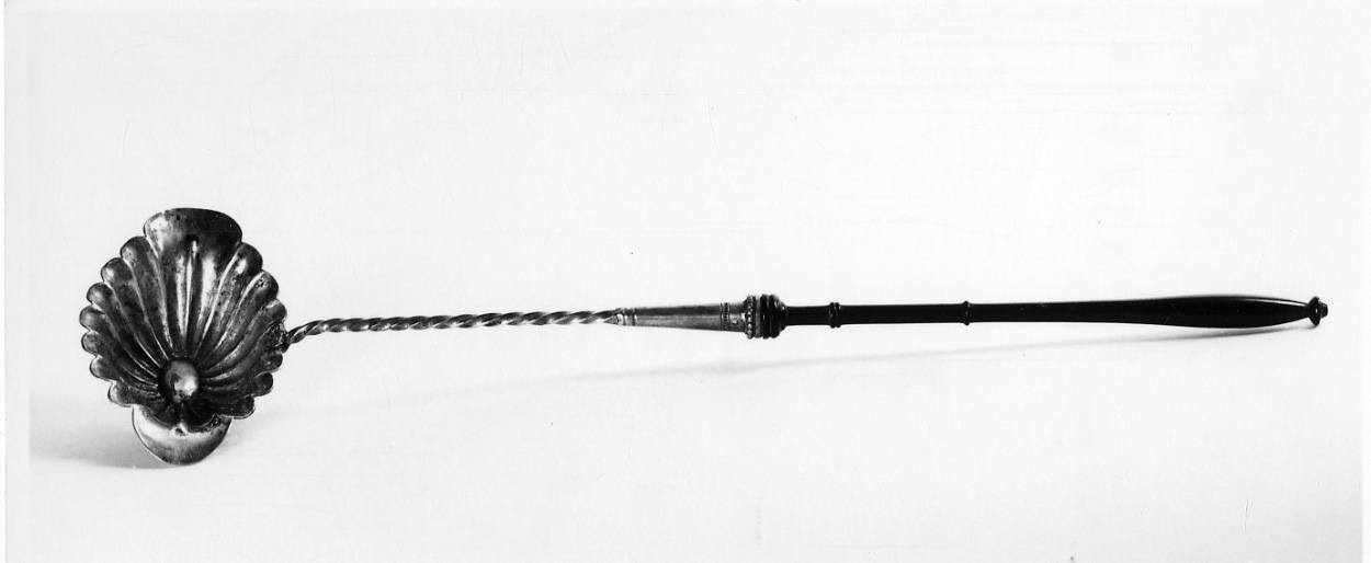 mestolo battesimale, opera isolata - ambito torinese (terzo quarto sec. XIX)