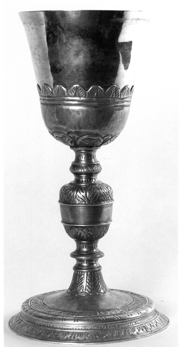 calice, opera isolata - ambito piemontese (fine sec. XVI)