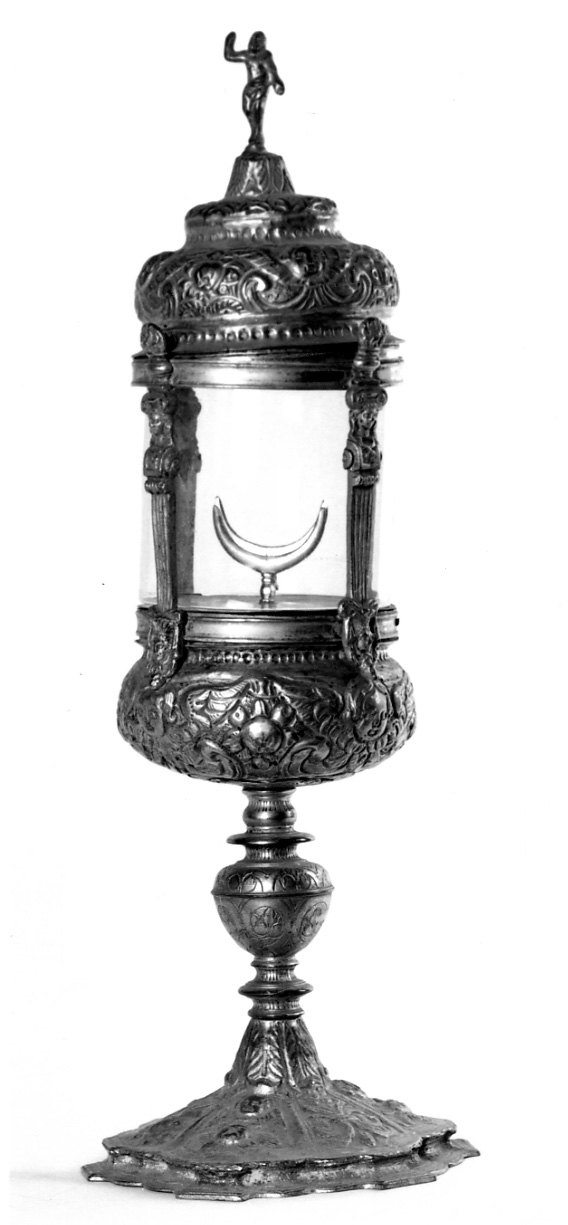 Cristo Salvatore (ostensorio, opera isolata) - ambito lombardo (inizio sec. XVII)