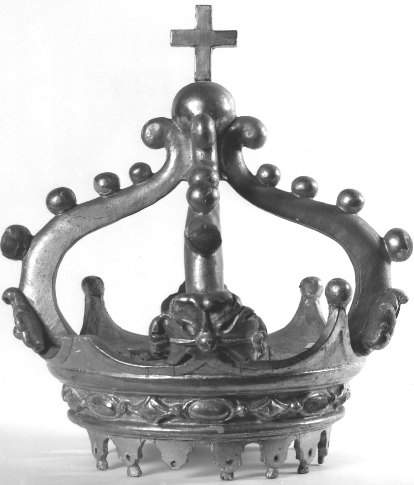 corona da statua - ambito italiano (fine/inizio secc. XVIII/ XIX)