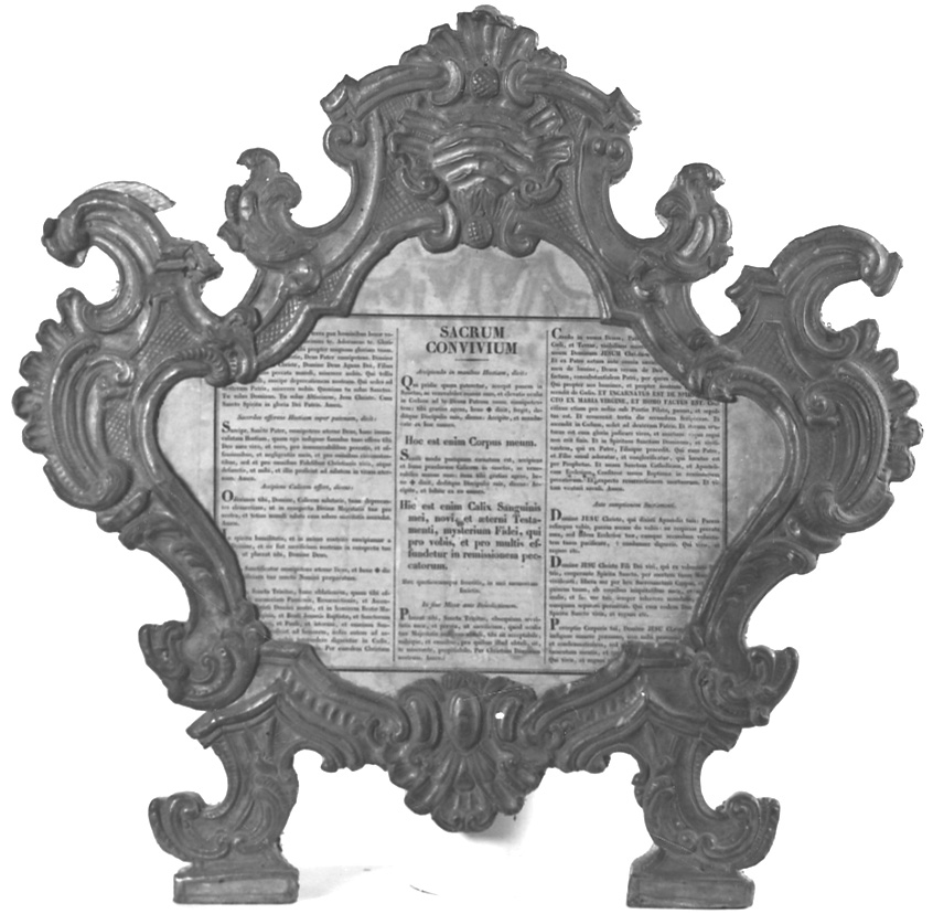 cartagloria, opera isolata - ambito piemontese (sec. XVIII)