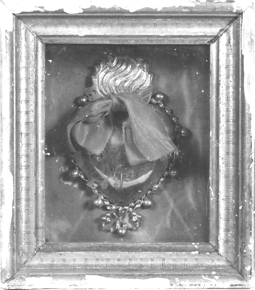 cuore (ex voto, opera isolata) - ambito piemontese (fine/inizio secc. XIX/ XX)