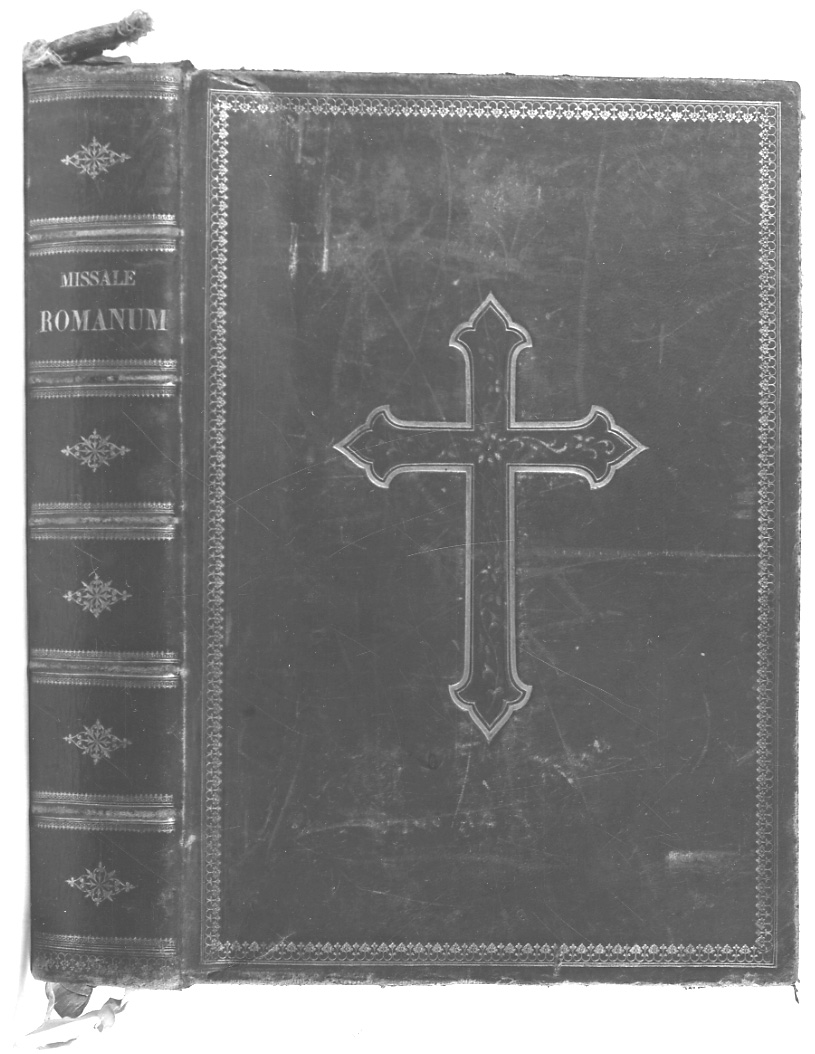 coperta di libro liturgico, opera isolata - ambito torinese (fine sec. XIX)