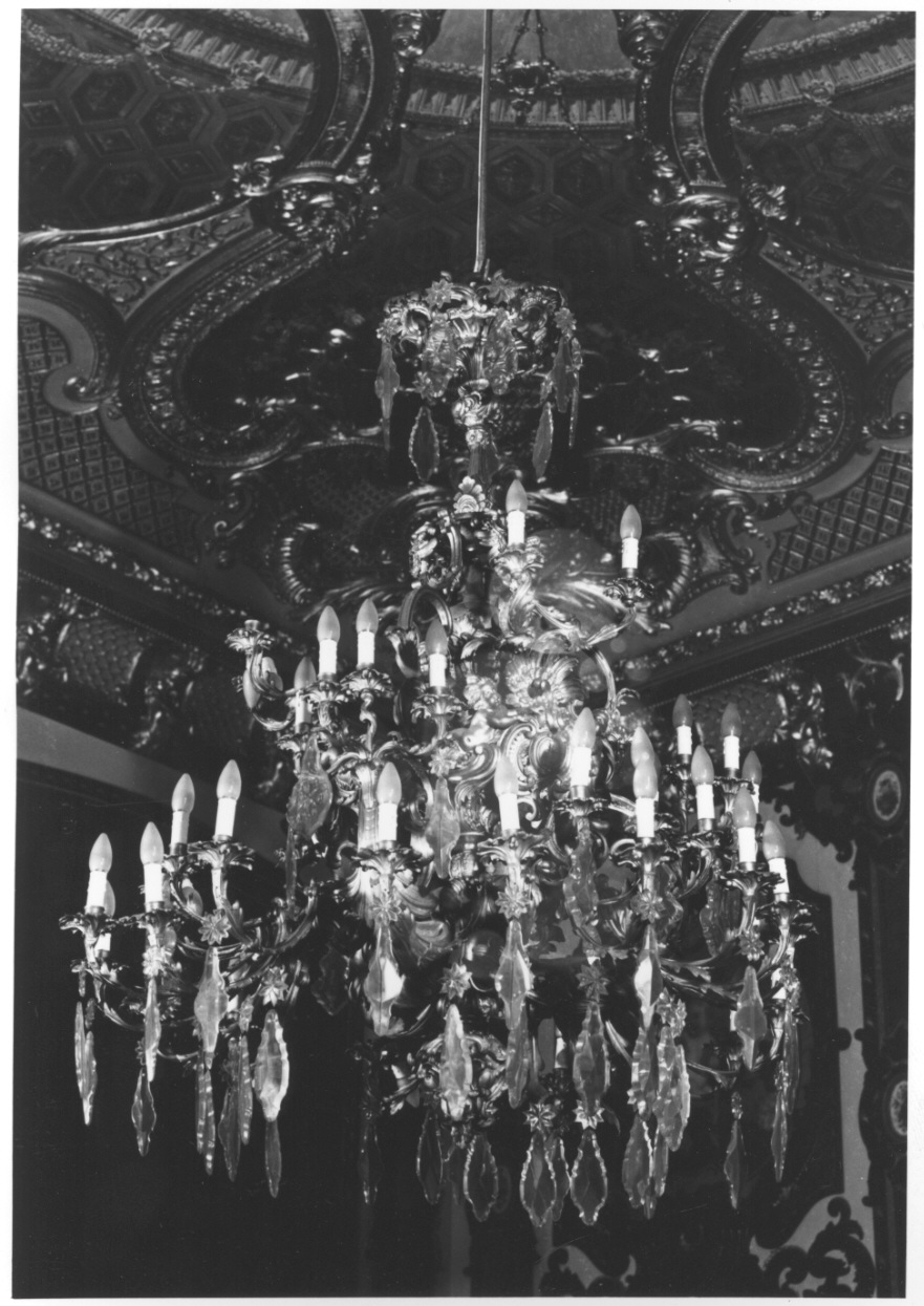 lampadario, opera isolata - ambito francese (metà sec. XIX)