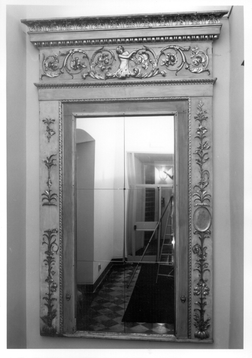 motivi decorativi a girali vegetali (specchiera, opera isolata) - ambito emiliano (primo quarto sec. XIX)