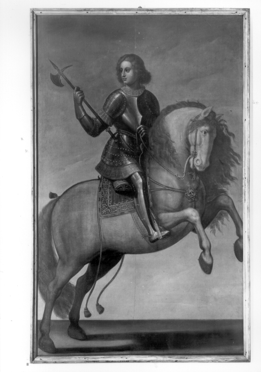 ritratto equestre di Filiberto I di Savoia (dipinto, ciclo) - ambito piemontese (seconda metà sec. XVII)
